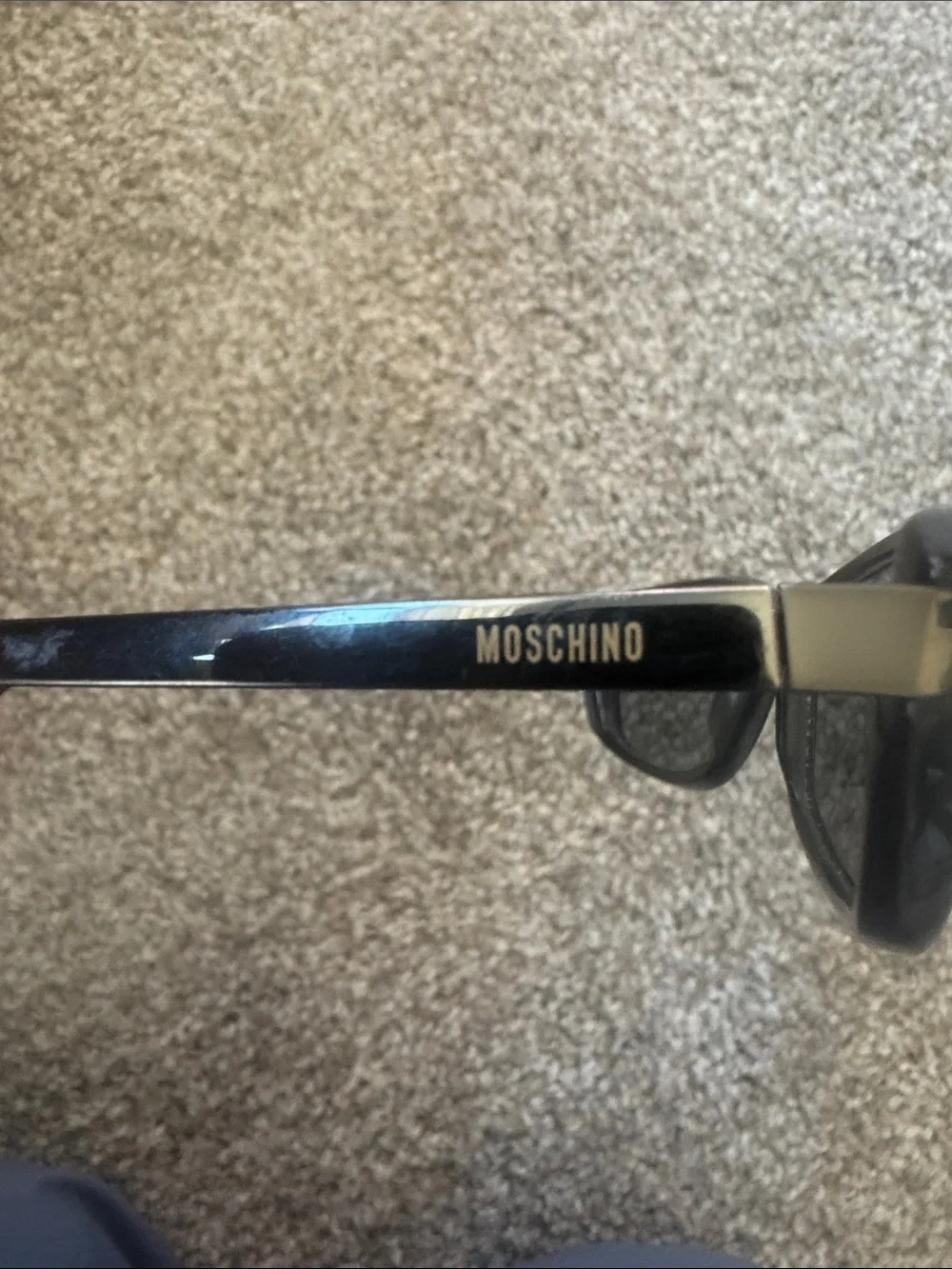 Vintage Moschino M 3599-S Sunglasses Black/Gray 90s Y2K Italy 57[]15 130